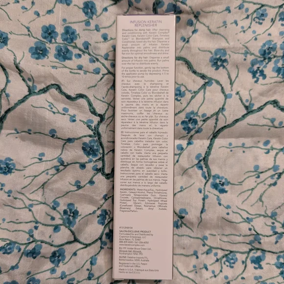 New Keratin Complex Infusion Therapy Hair Treatment - New In Box Unused - Picture 5 of 7